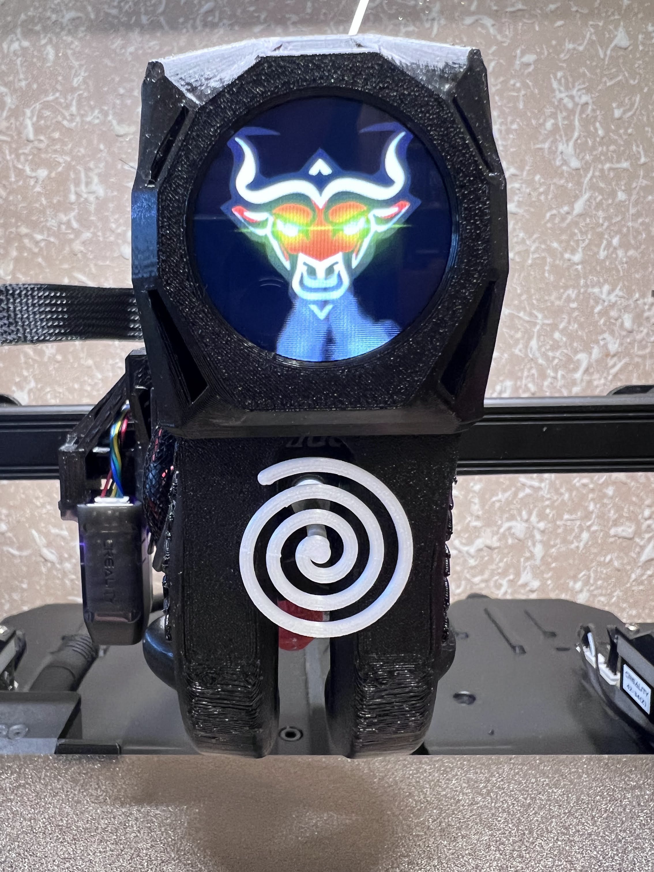 Extruder spinner for the Taurus V5 Cooling Duct (Creality Sprite Extruder)