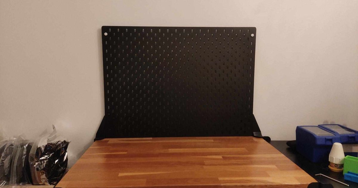 IKEA Bror Skadis Attachment adapter by lochej | Download free STL model ...