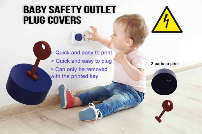 Baby safety outlet plug cover