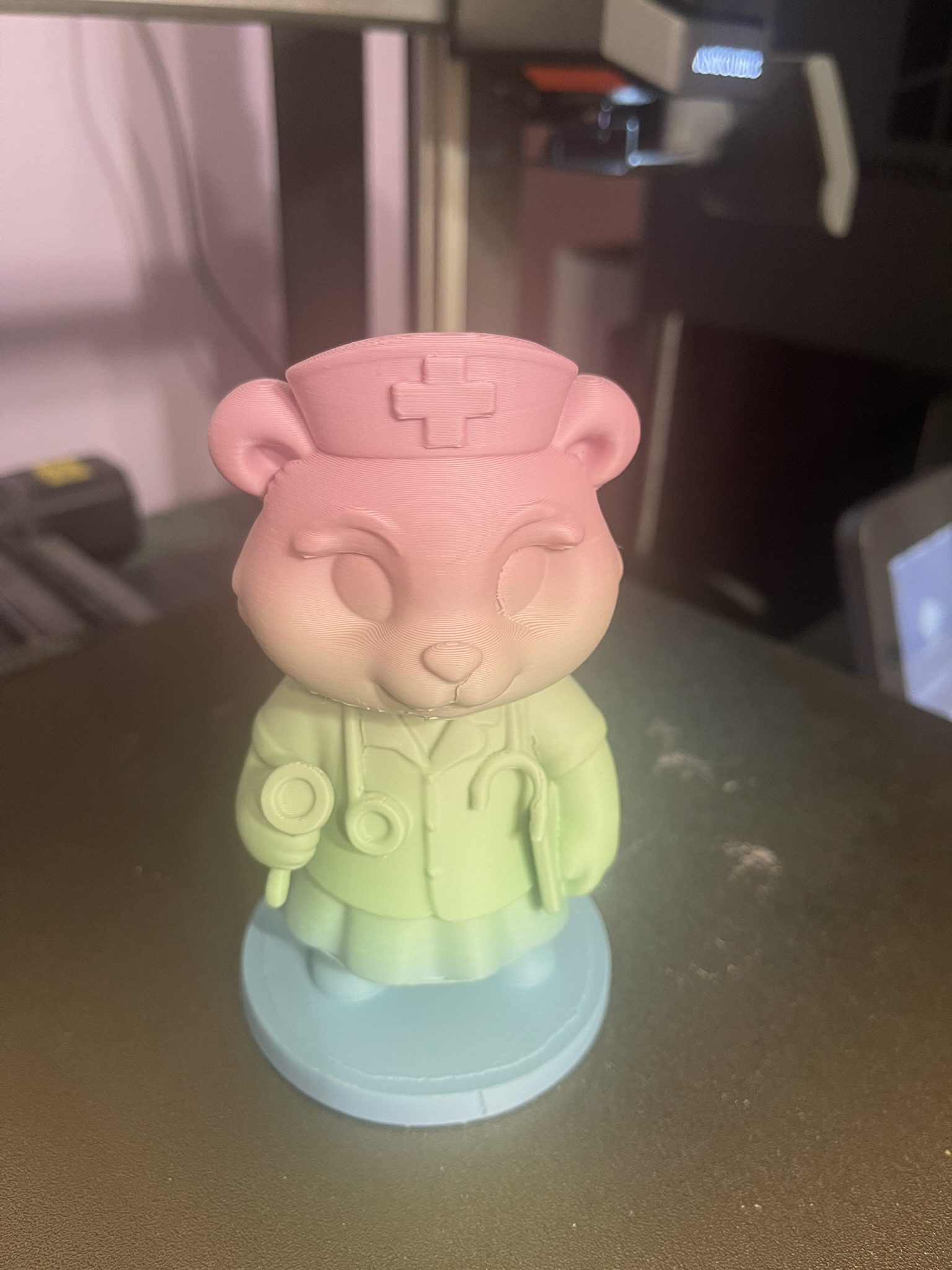 Cartoon-Style Nurse Panda