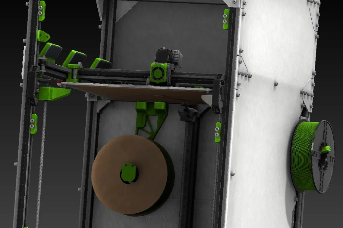 RatRig V-Core 3.1 Internal Spool Holder and Reverse Bowden by ...