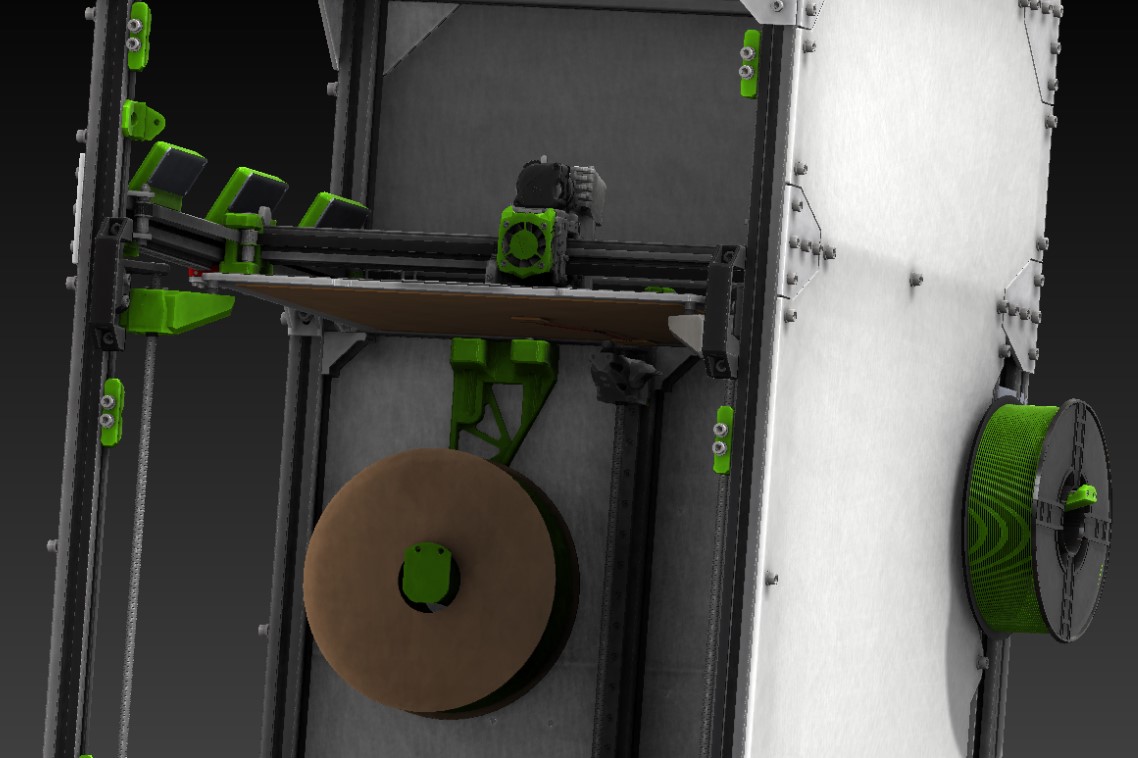 RatRig V-Core 3.1  Internal Spool Holder and Reverse Bowden