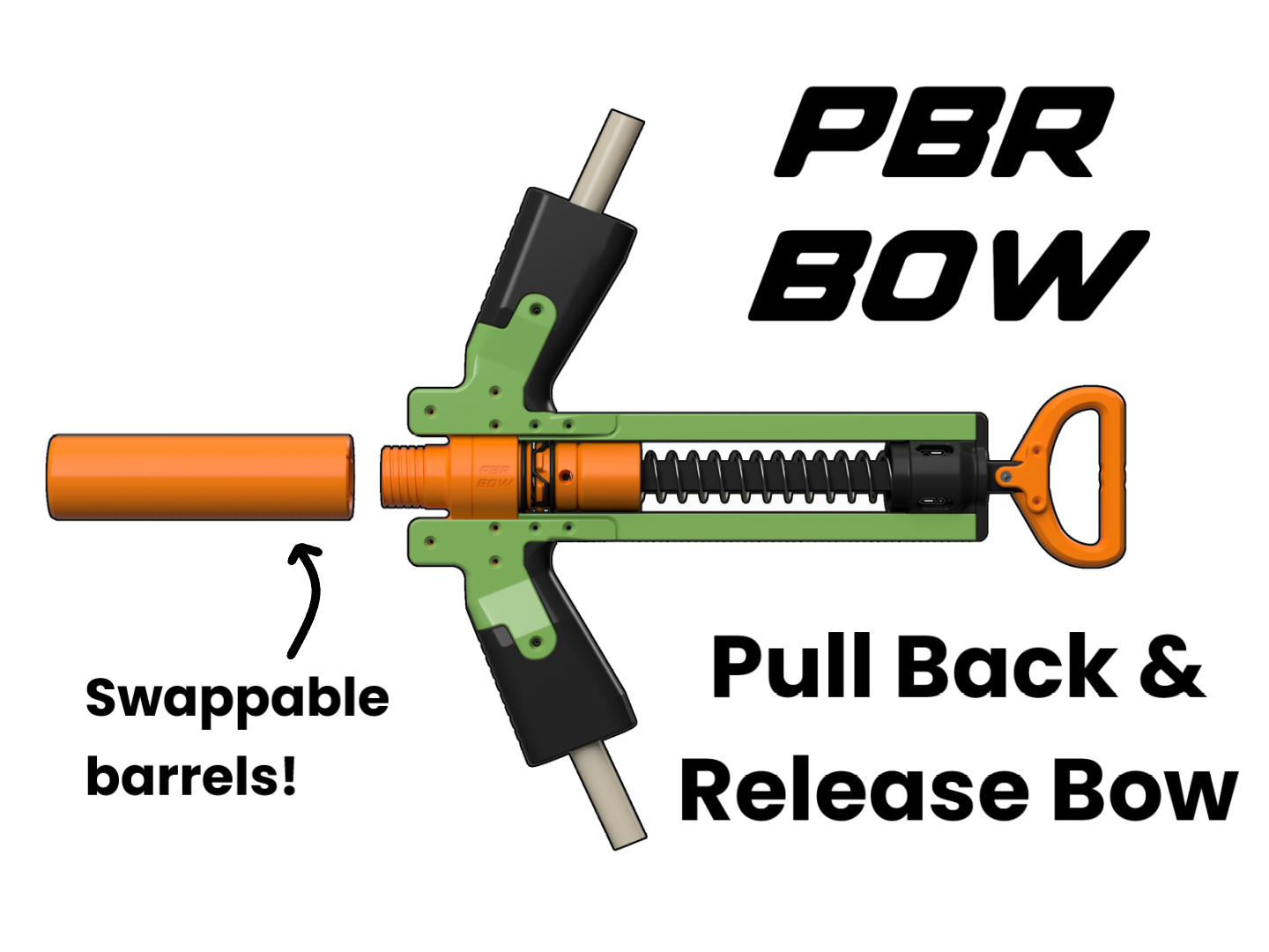 PBR Bow - Printed Nerf Blaster