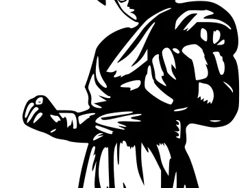 Goku wall art