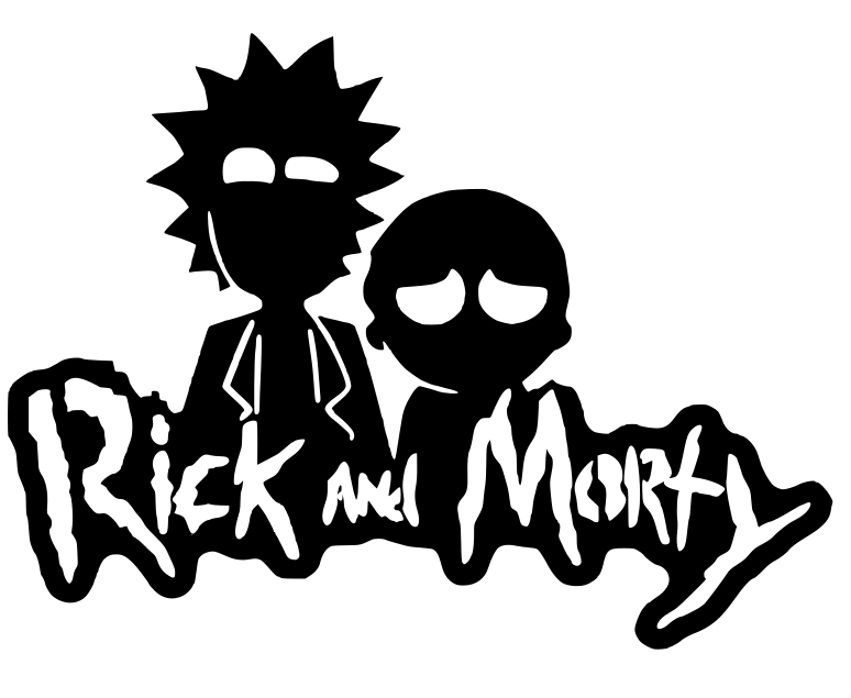 Rick a Morty Wall Art by Jura Švébiš | Download free STL model ...