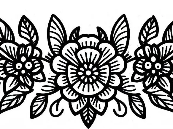 Flower brooch