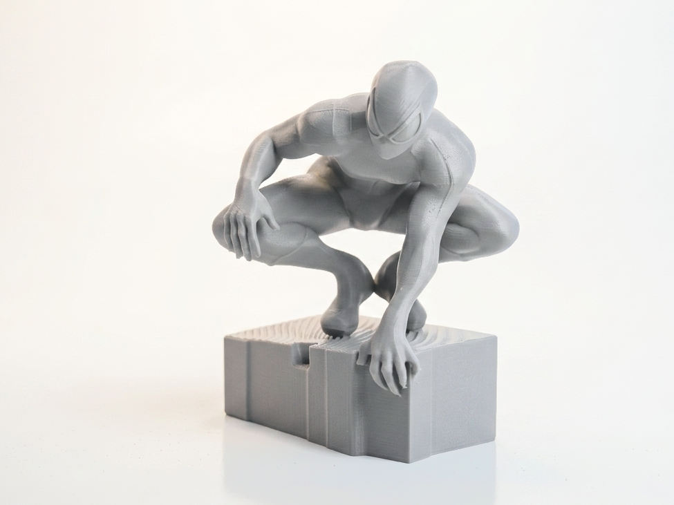 Spiderman Crouching Figurine Marvel 3D Printable