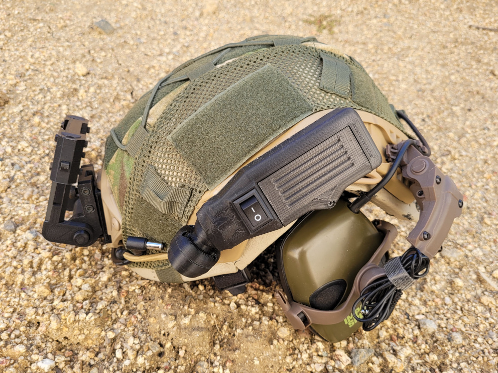 Miniatura 3 do modelo 3D ARC Mounted Helmet Light