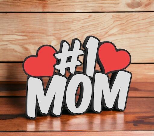 #1 MOM, LED Lampe