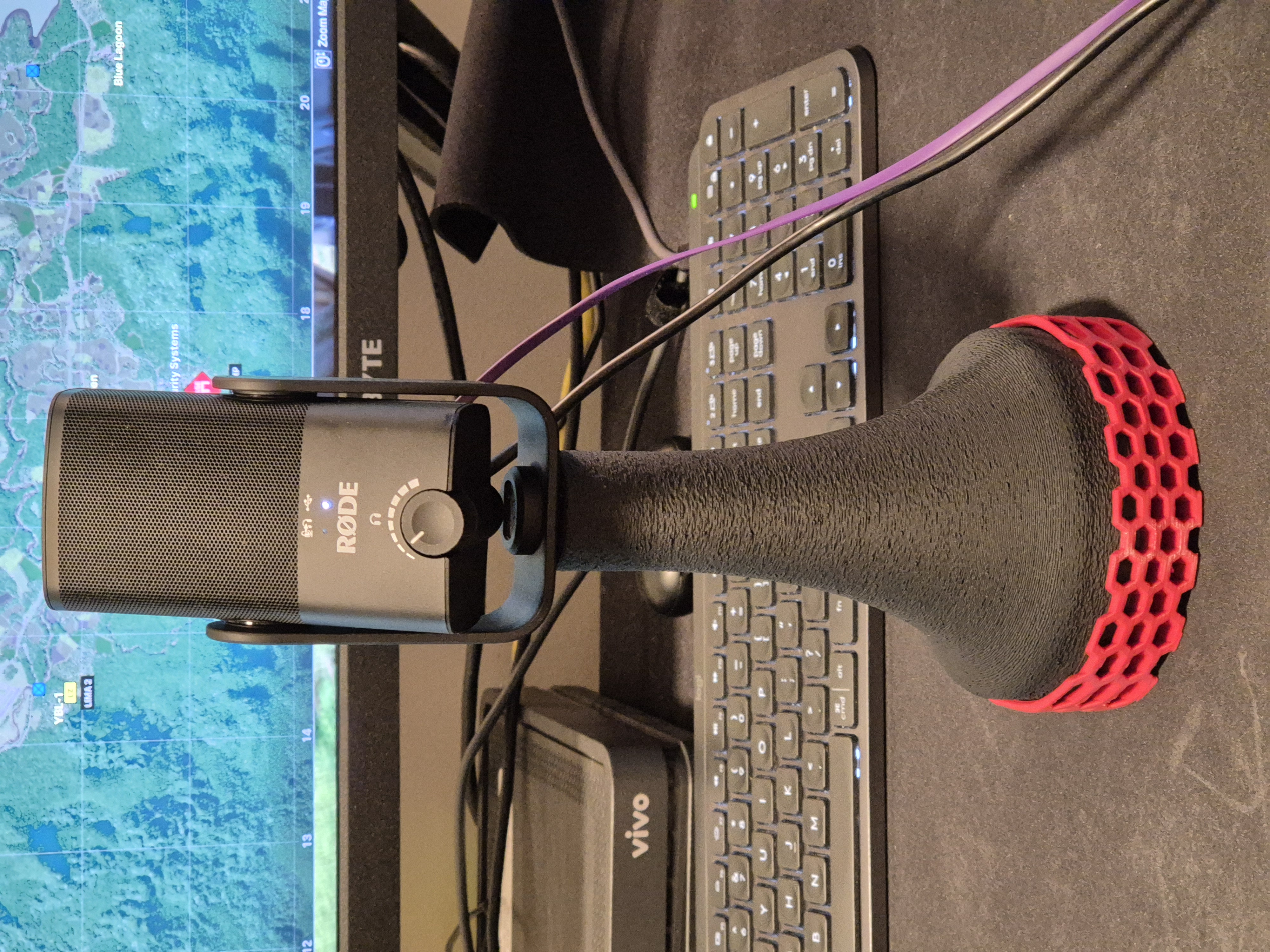 DESKTOP STAND FOR RODE NT-USB MINI MICROPHONE