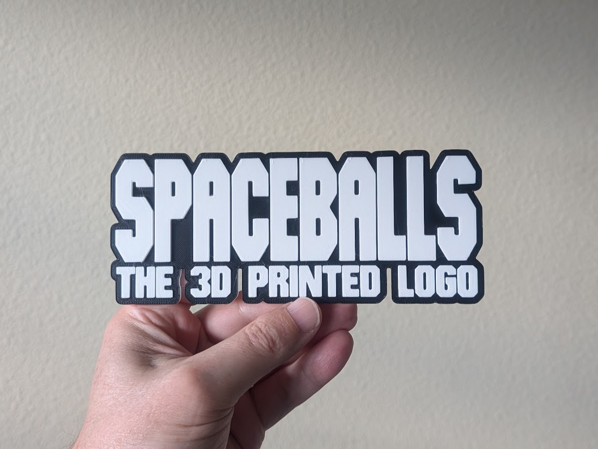 Spaceballs - The 3D Printed Logo!