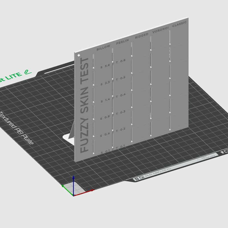 Fuzzy Skin Test LITE – Sample Plate for 5 Pattern Types by inno3design ...