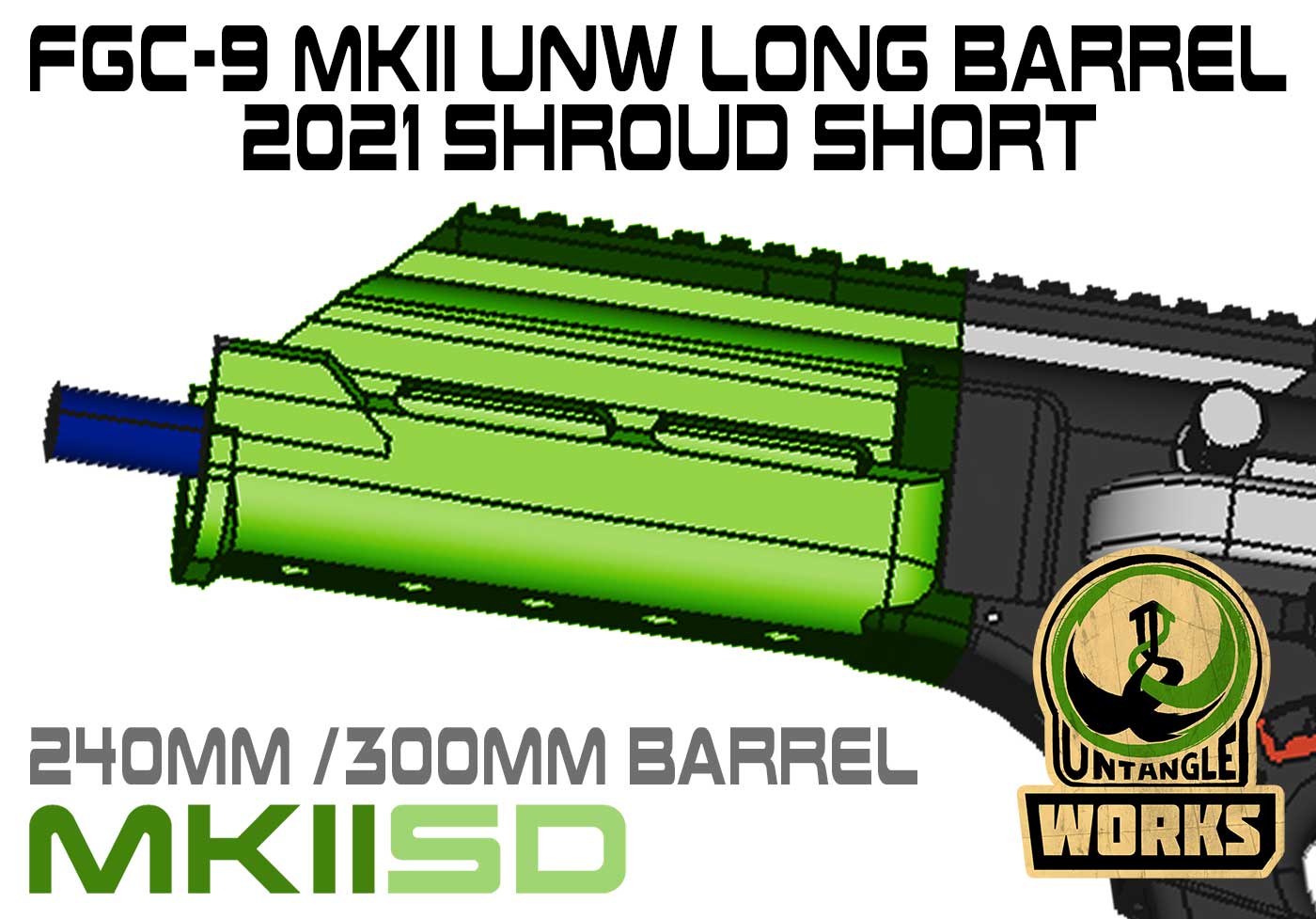 FGC9-MKIISD LB 21 short SHROUD set