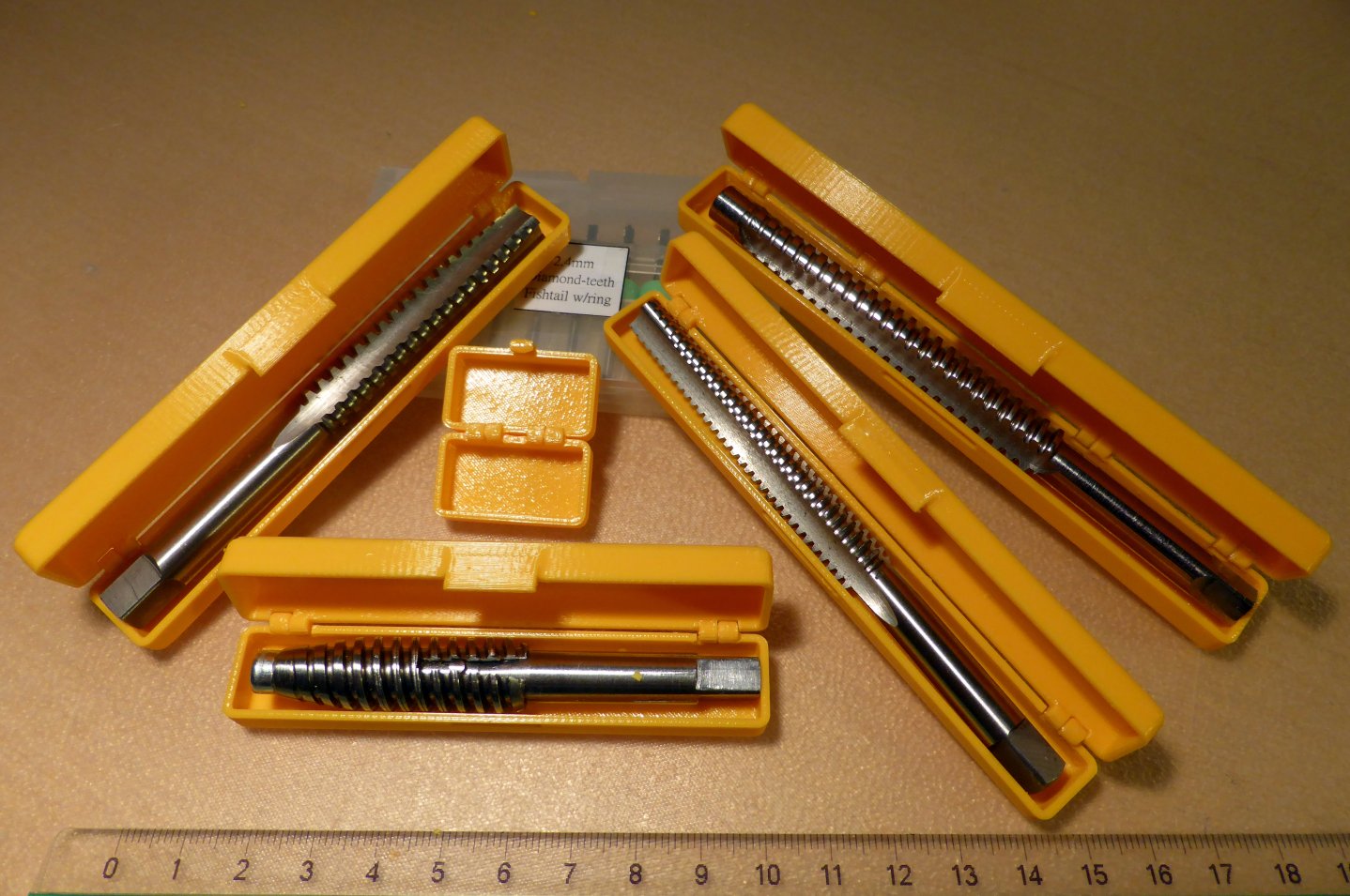 Small Storage Boxes for Tap, Drill, End Mill or Tools