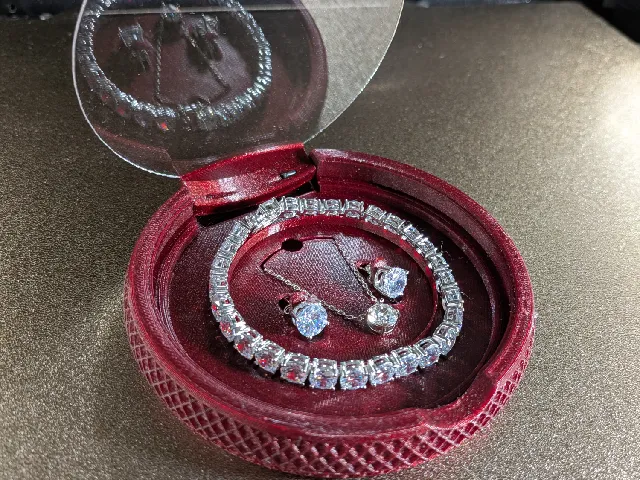 Jewelry Gift Box with Acrylic Lid