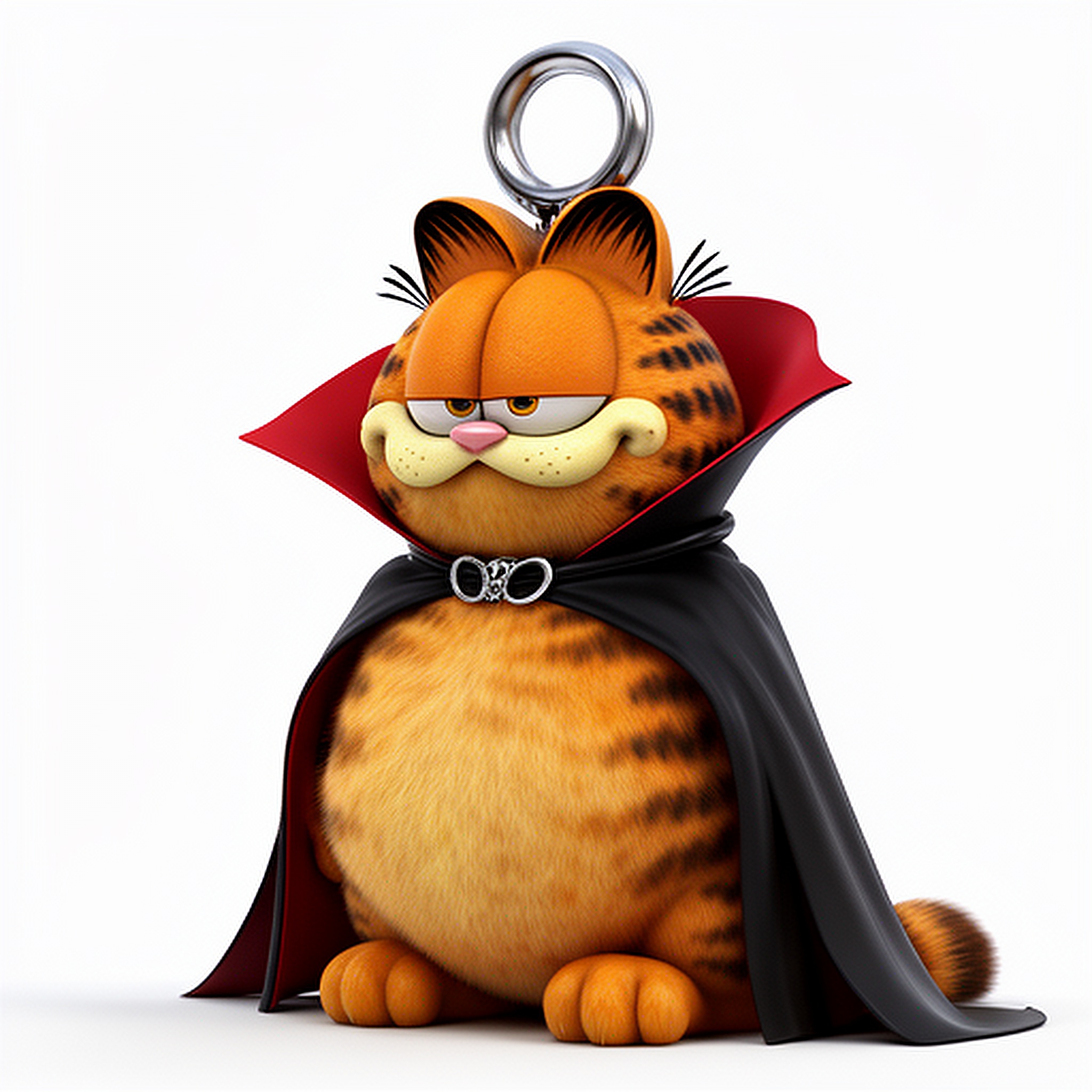 Garfield Dracula Ring Figure