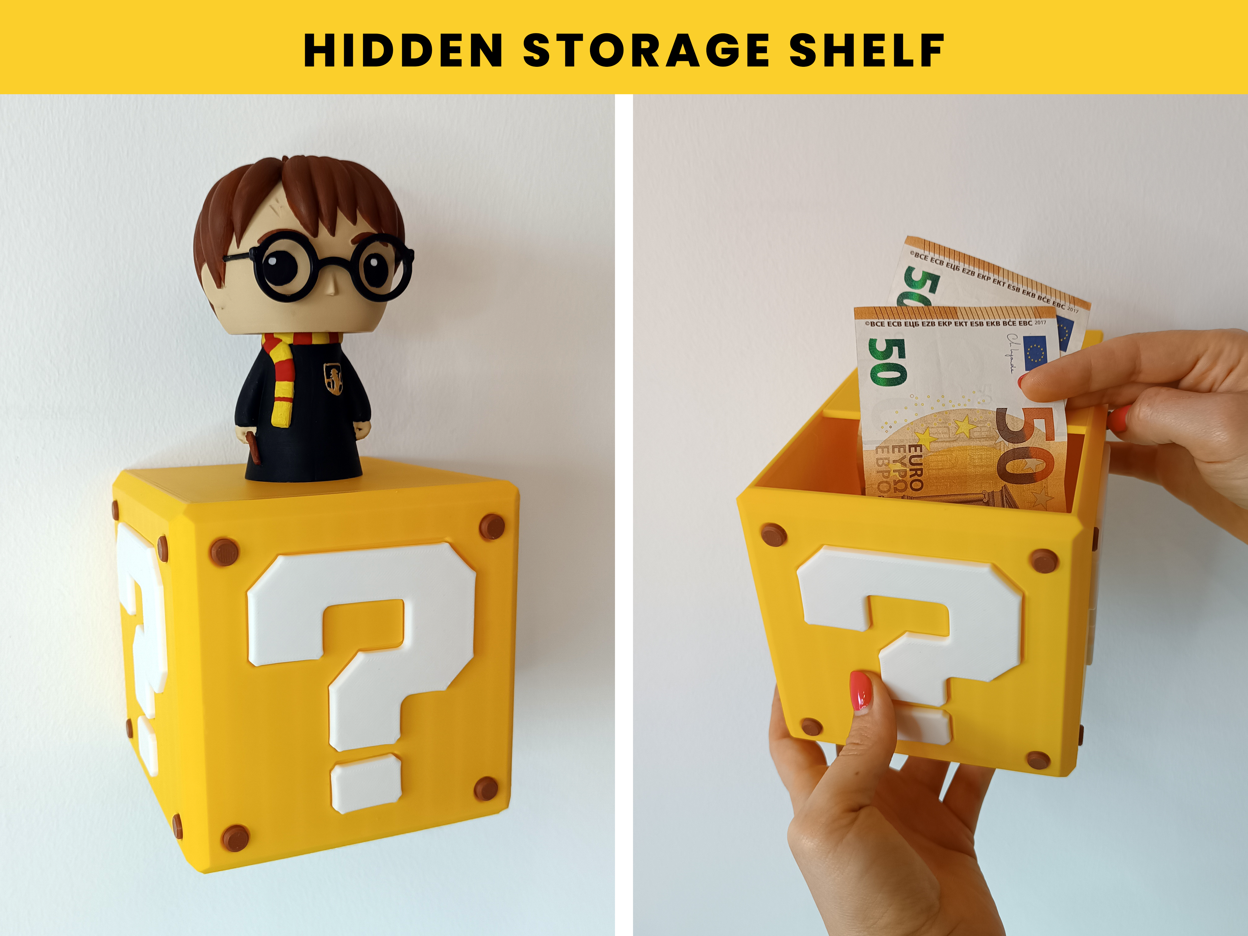 Super Mario Hidden Storage Shelf