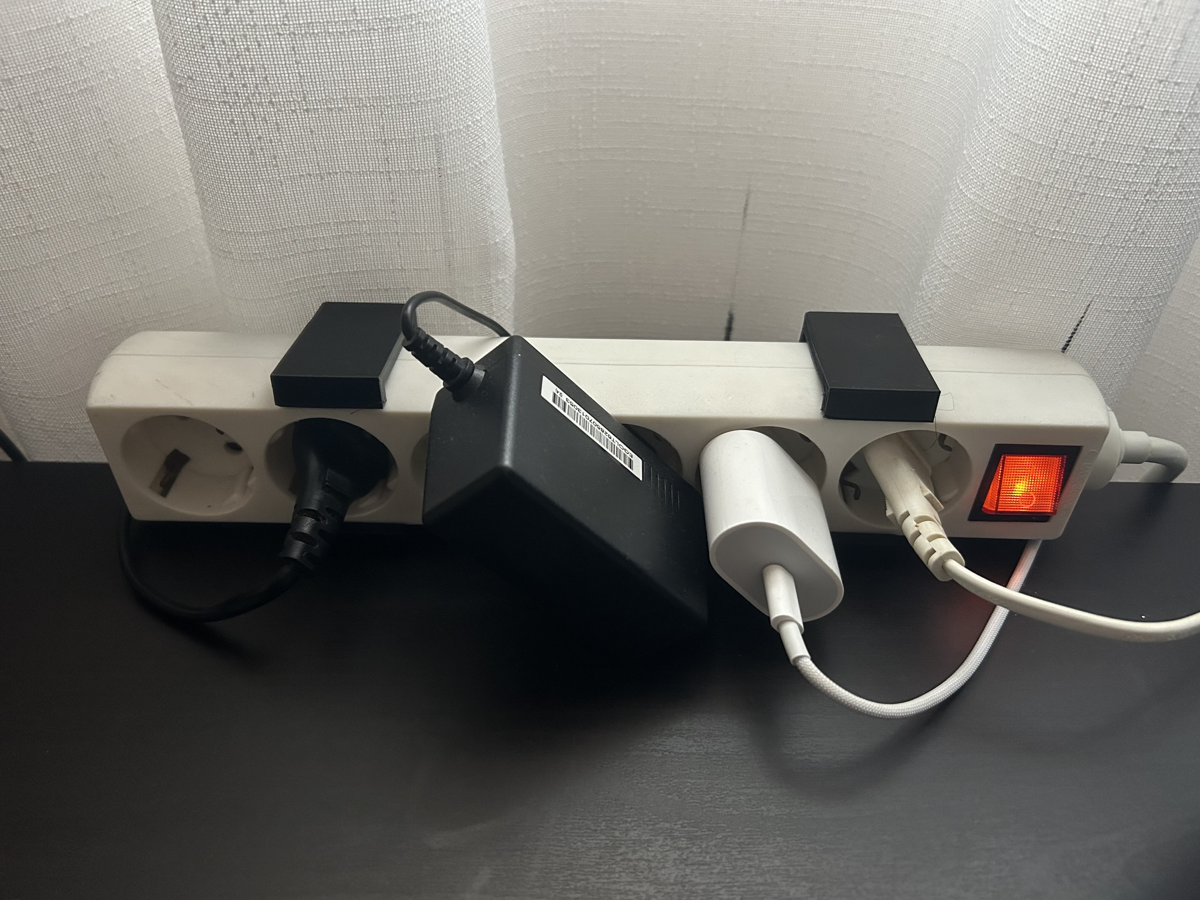 Power strip holder