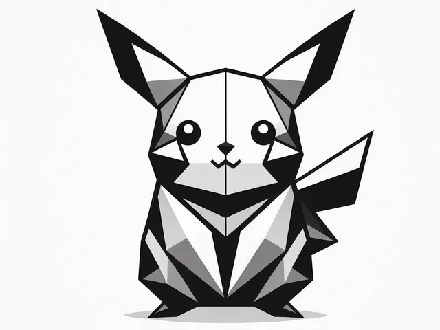 25 - Pikachu - Low Poly Pokedex