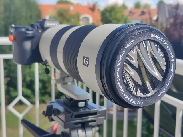Sonnenfilterfolie-Filter (Halter) für Kameras / Objektive