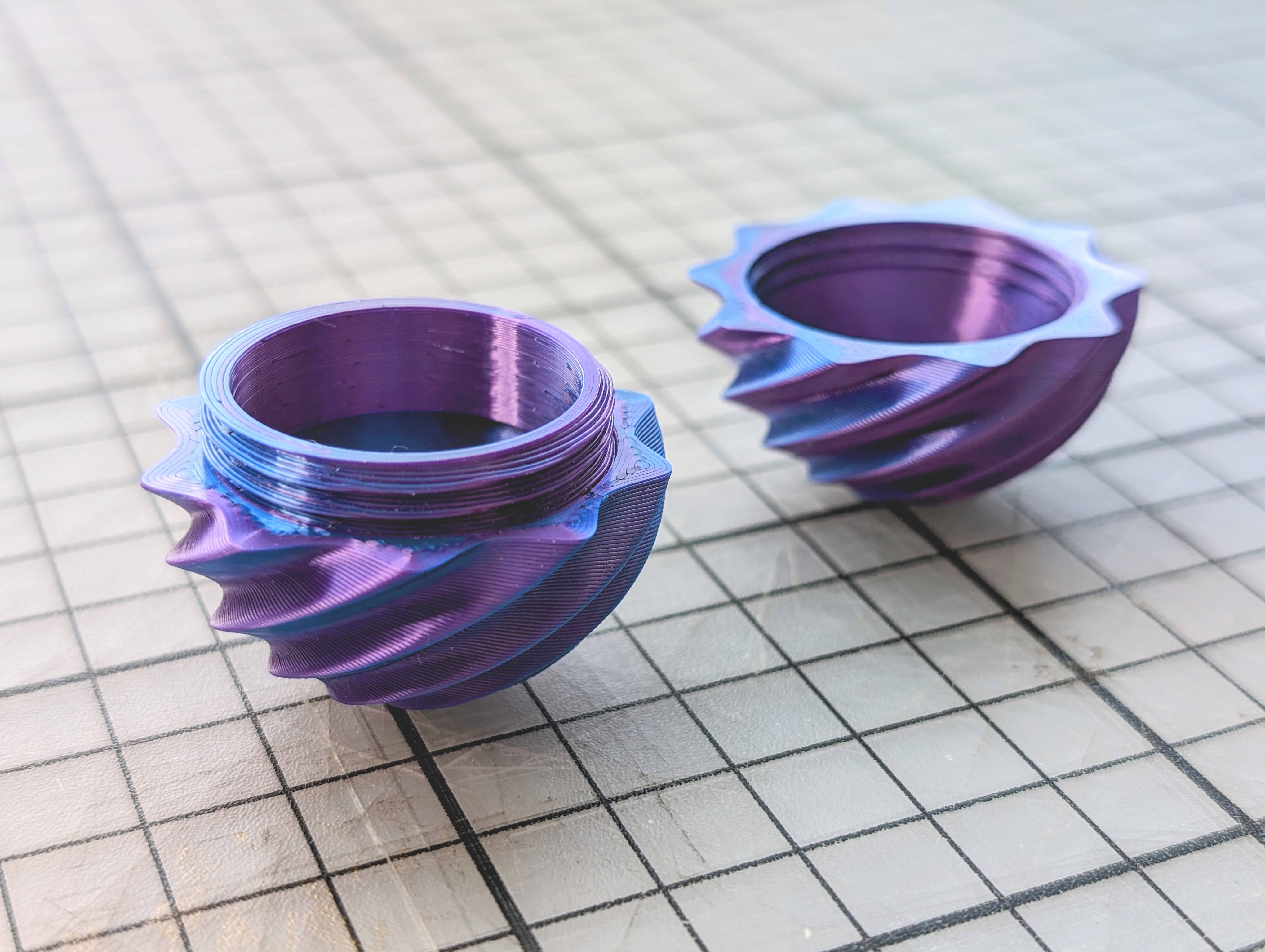 Spiral Sphere Container