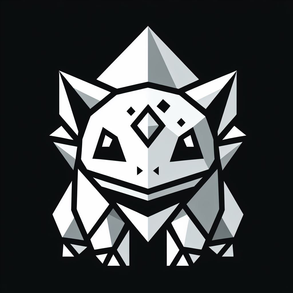 01 - Bulbasaur- Düşük Poli Pokedex (Sadece Plastik Aparattır!!!)