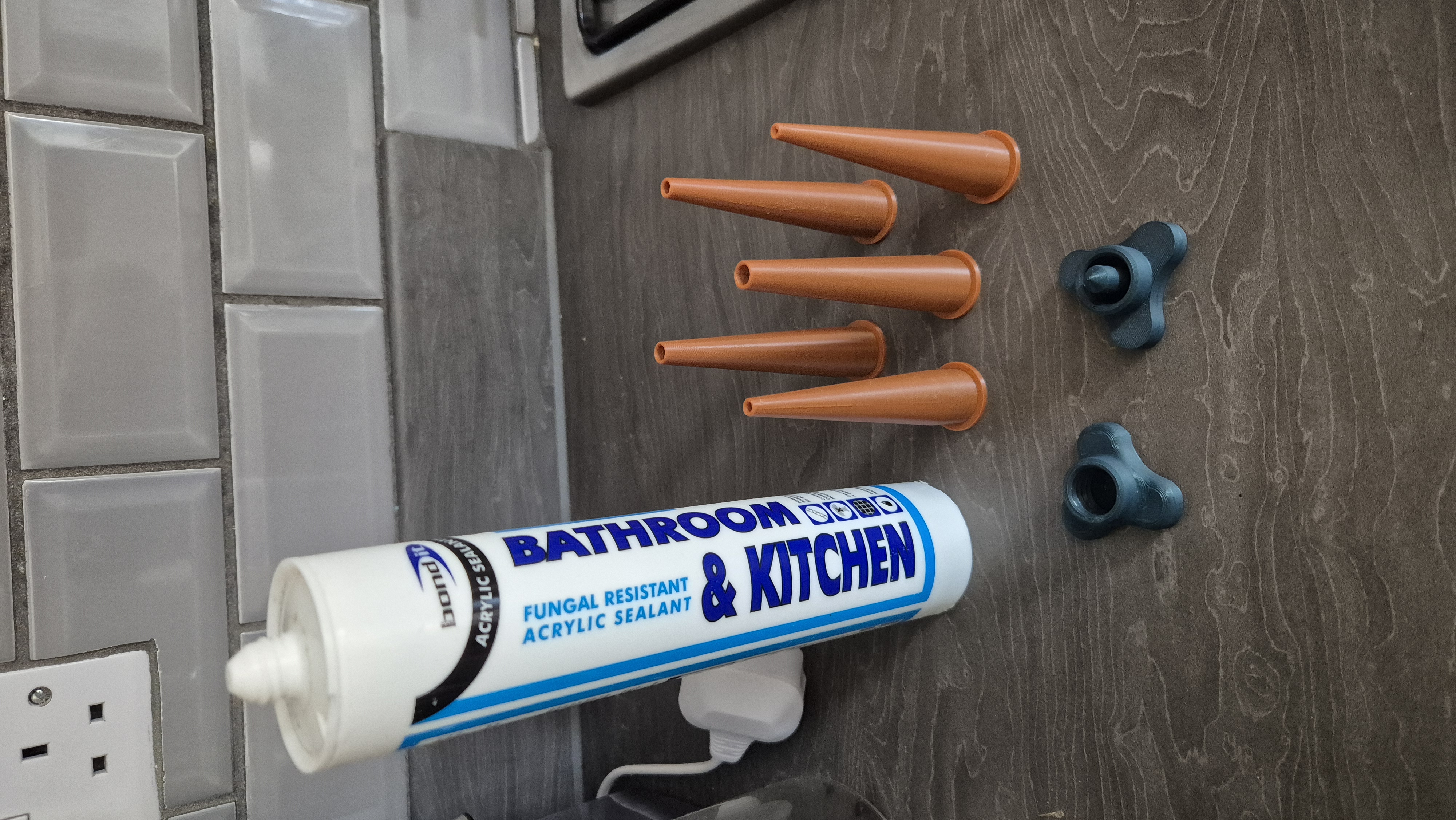Silicone tube cap and nozzles