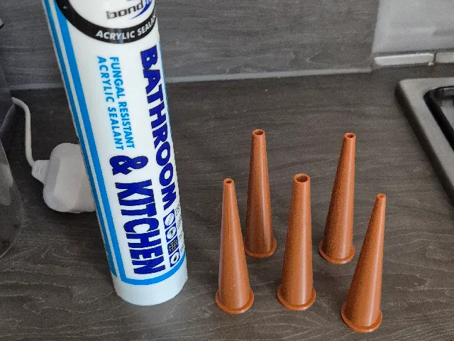 Silicone tube cap and nozzles