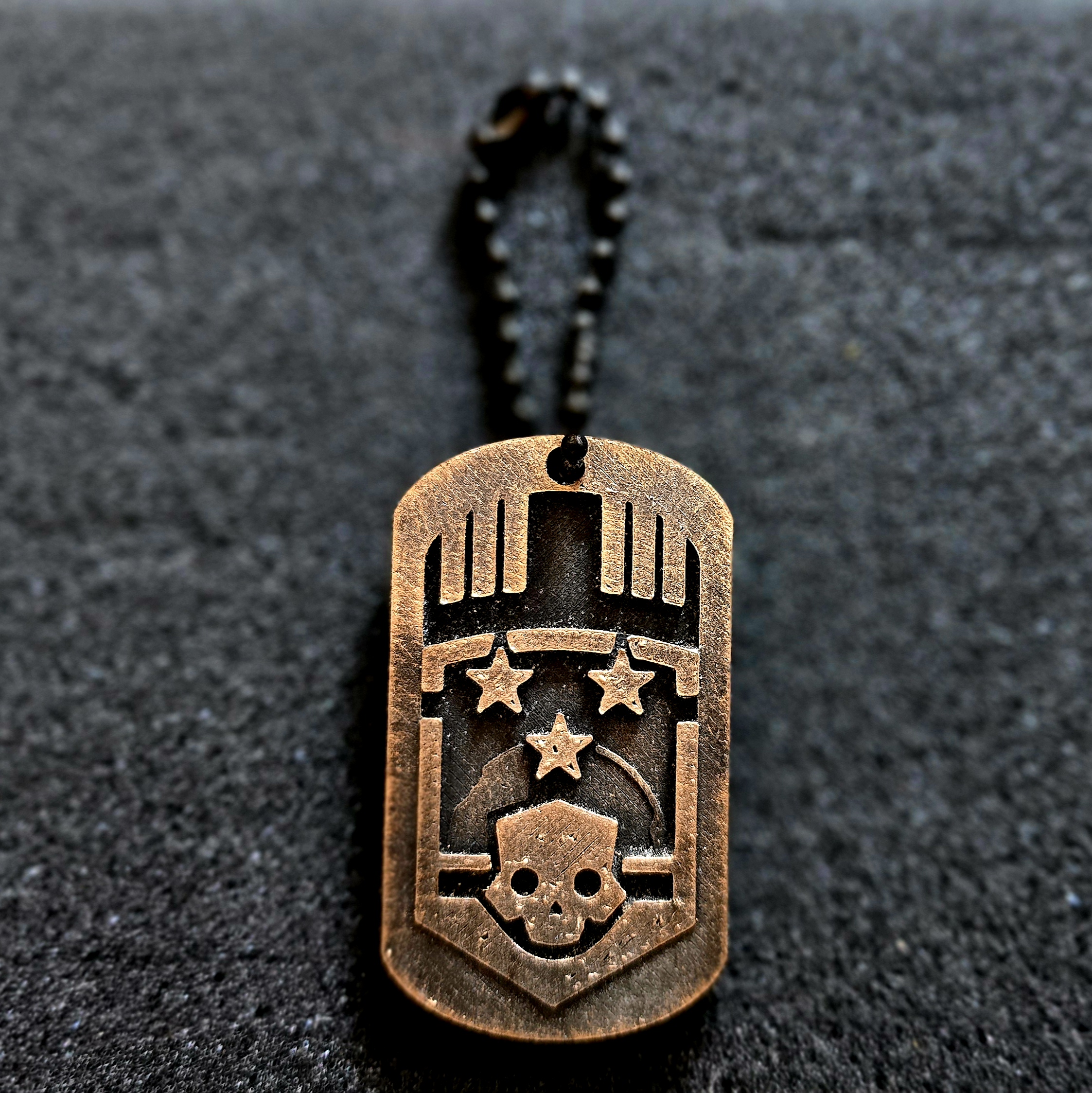 Miniatura 3 do modelo 3D Helldivers "Hell Commander" Dogtag