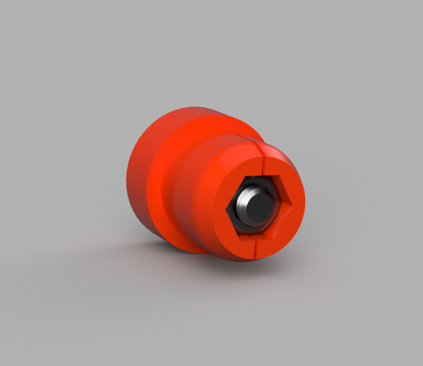Rugged Bar Ends for 22.3mm Handlebars by D!nu | Download free STL model ...