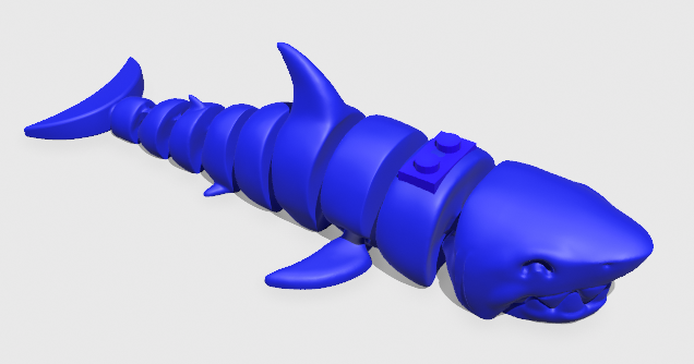 lego shark by yoeij | Download free STL model | Printables.com