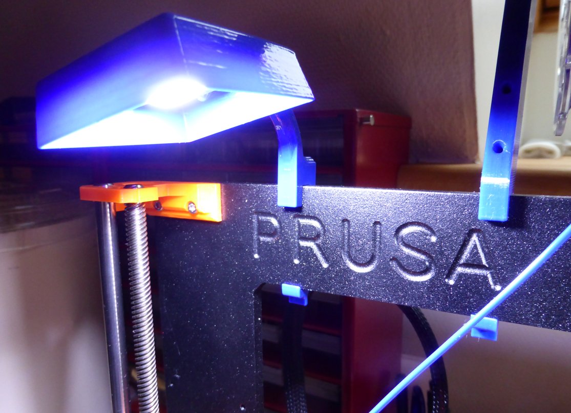 Prusa i3 MK LED Panel Light ClipOn Upgrade