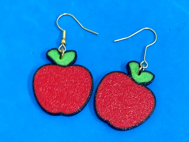 Apple earrings