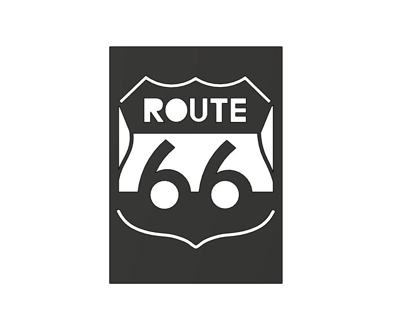 Route 66 by DickF | Download free STL model | Printables.com