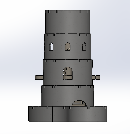 Medieval Castle Dice Tower by VividFox3D | Download free STL model ...