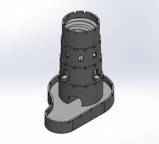 Medieval Castle Dice Tower