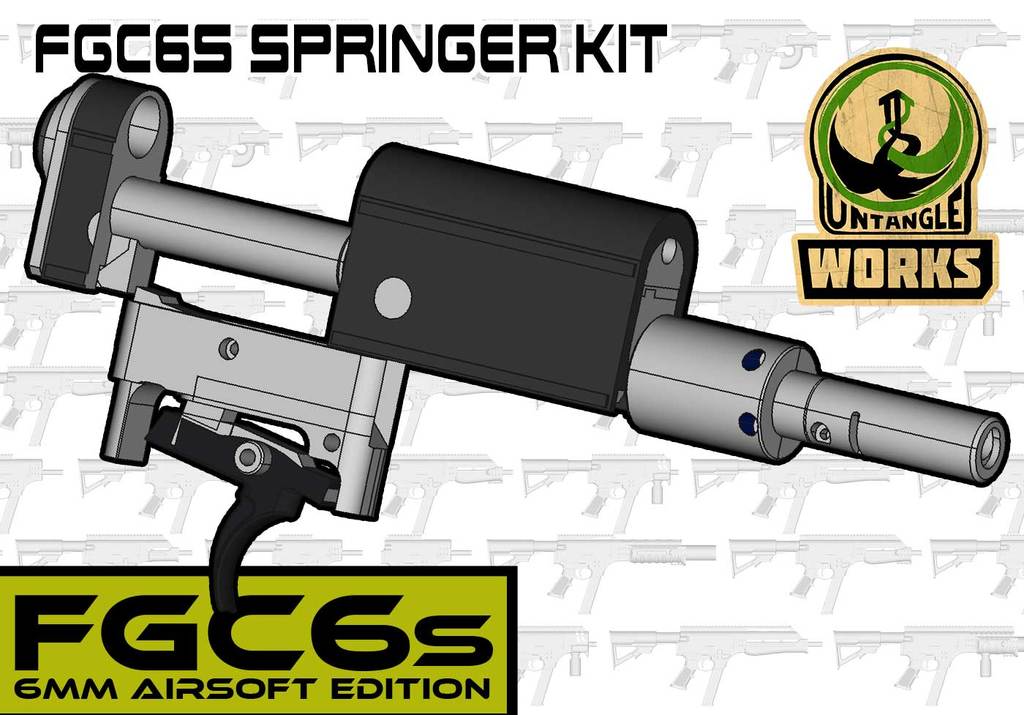 FGC6s airsoft springer kit for FGC-9 MK-I MK-II