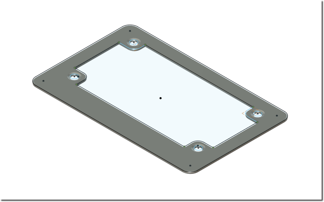 Motorcycle License Plate Frame - Plain