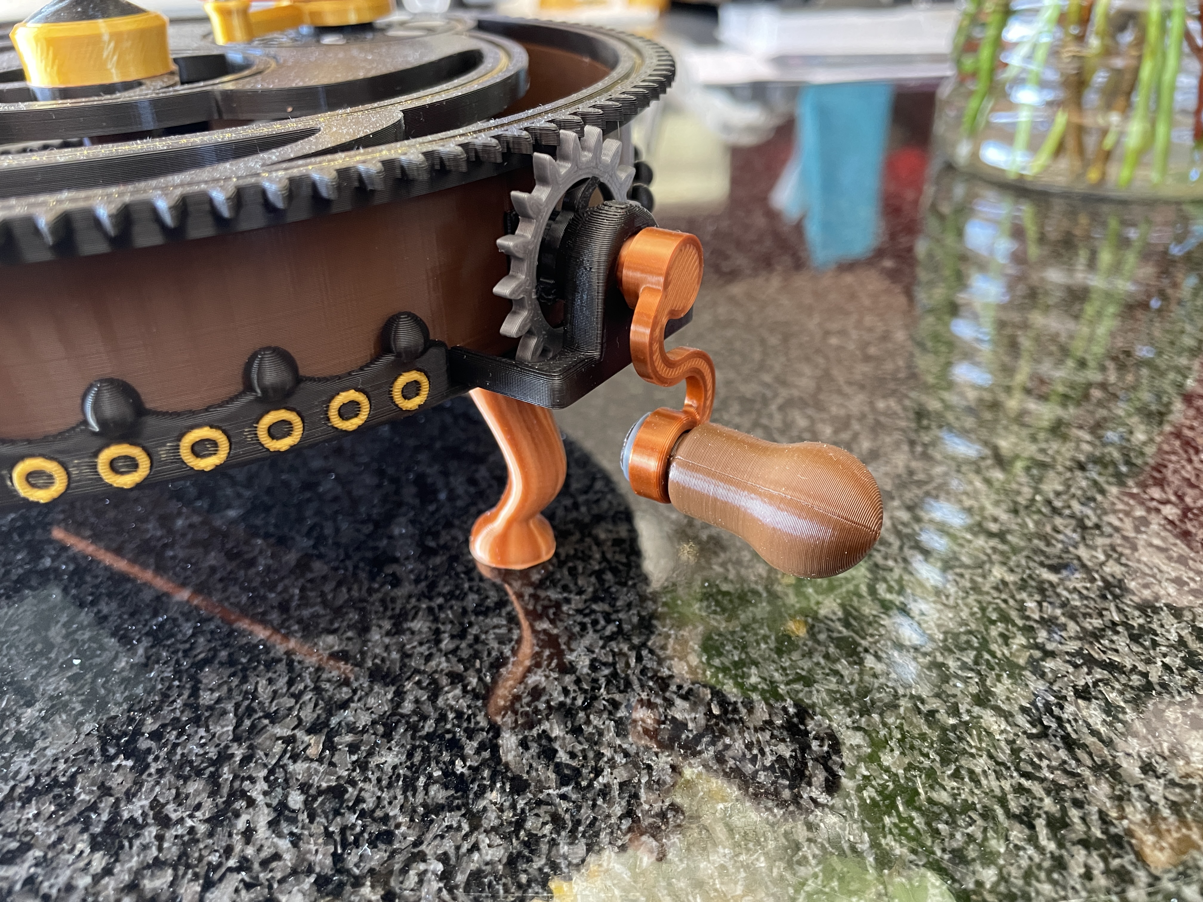 Orrery with editable month text and color-coded earth and other parts — thumbnail 3