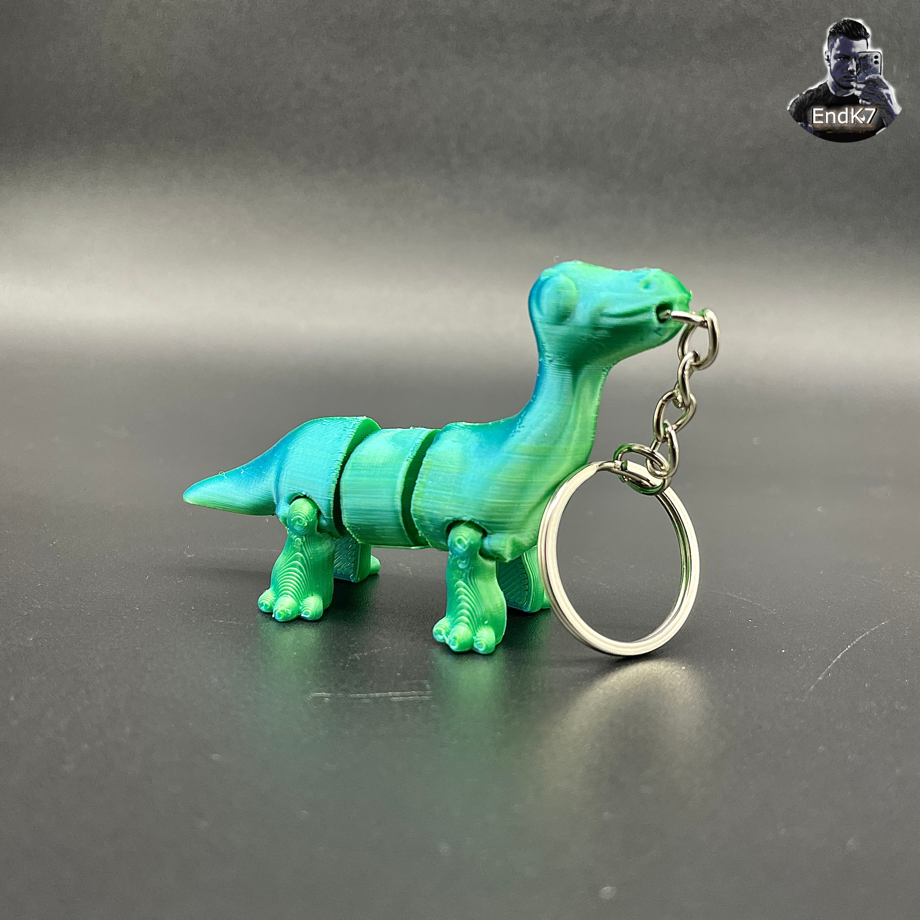 Cute Brachiosaurus Keychains