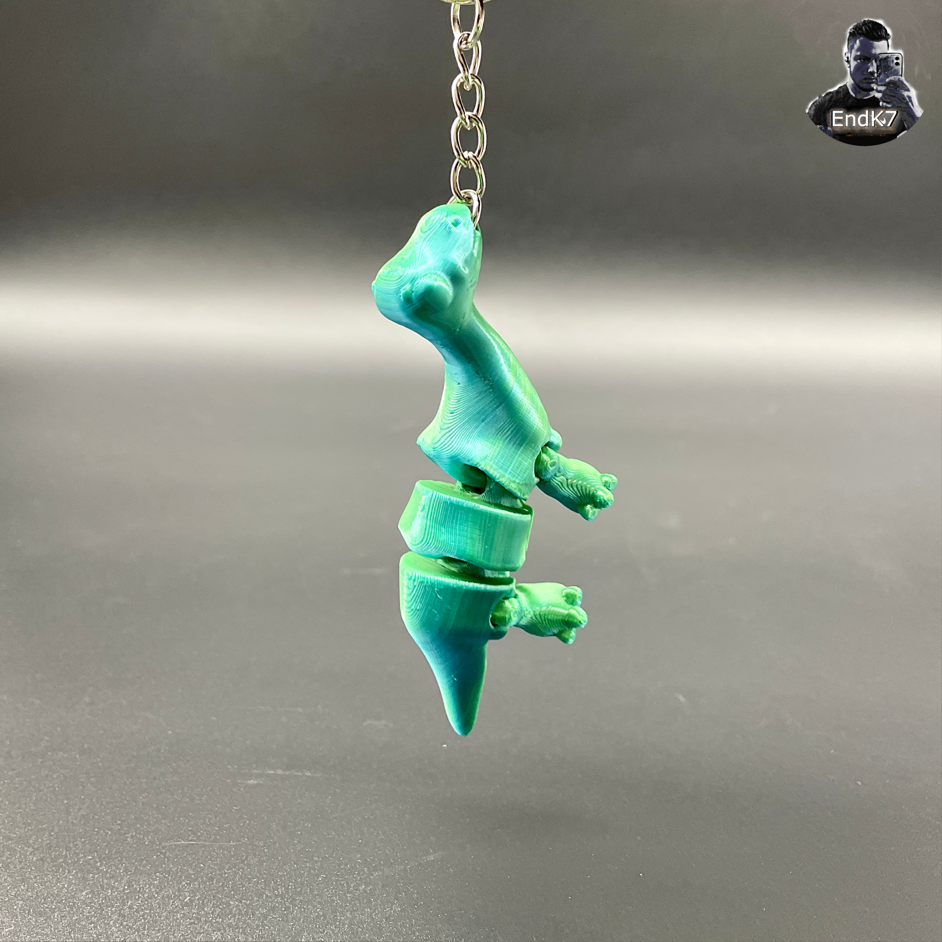 Cute Brachiosaurus Keychains — miniatura 3