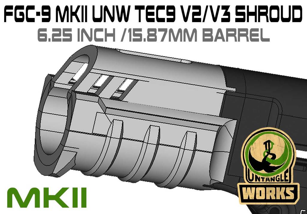 FGC9-MKII UNW TEC9 SHROUD set