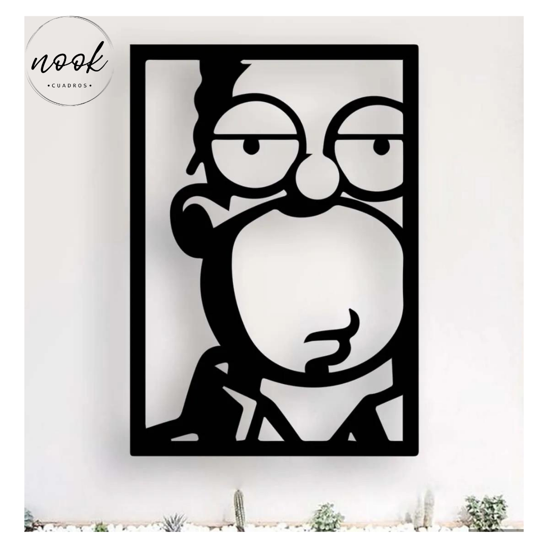 arte de parete simpsons