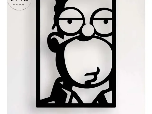 arte de parete simpsons