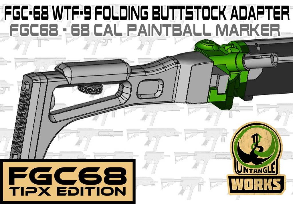 FGC-68 WTF-9 folding buttstock adapter