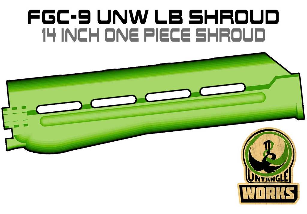 FGC-9 UNW 14inch Long barrel 2020 shroud set 