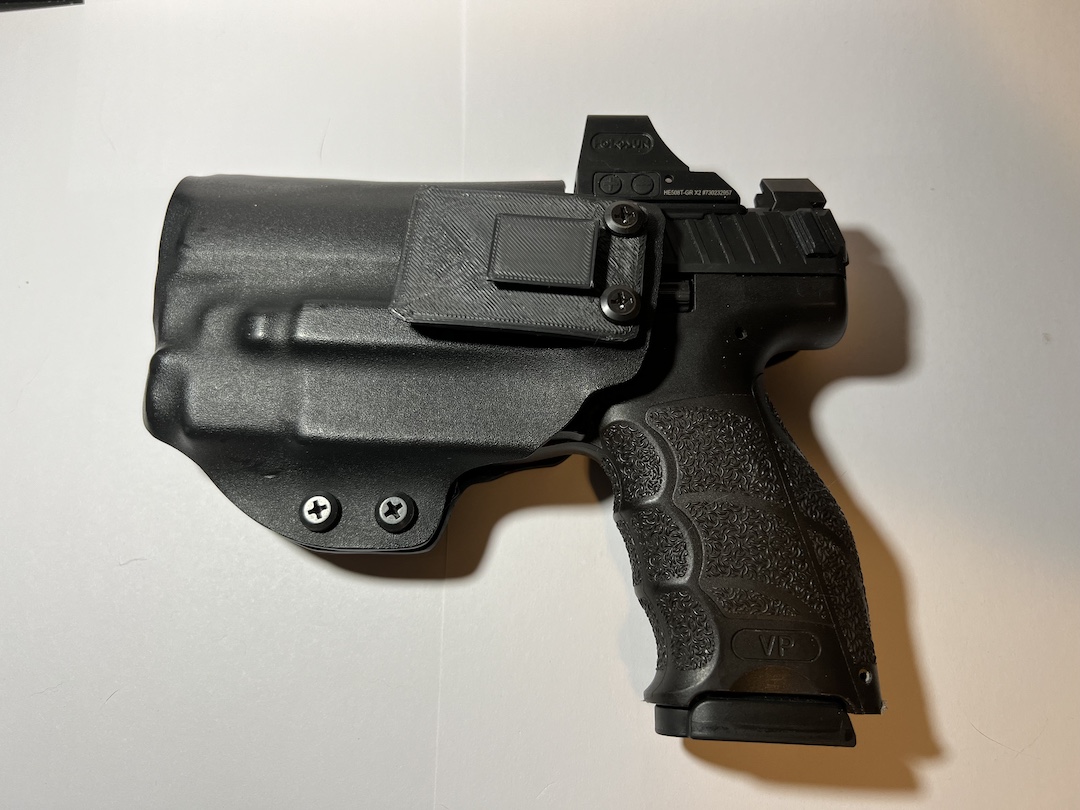Wheelchair Gun Holster Clip with Dovetail Insert