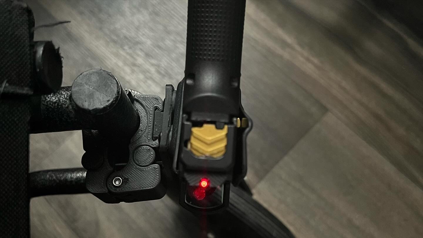 Wheelchair Gun Holster Clip with Dovetail Insert by Jay Download free