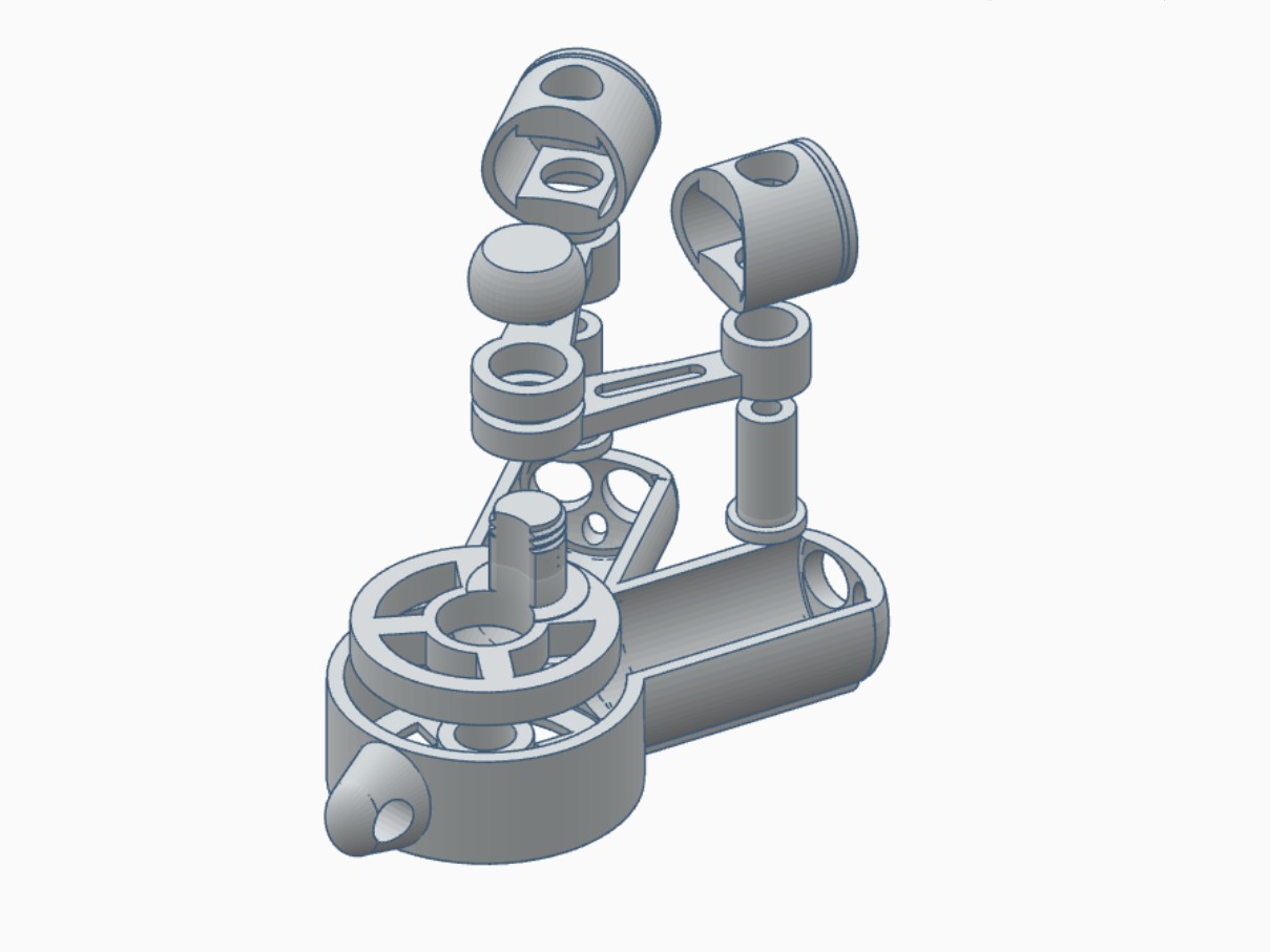Miniatura 4 do modelo 3D V-Engine KeyRing V2.0