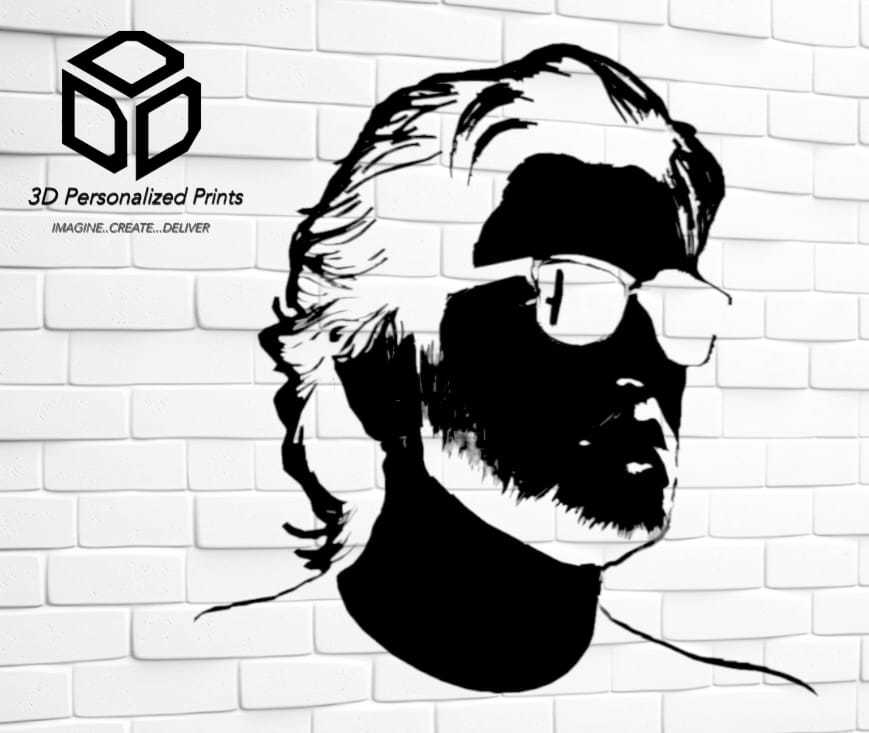 Mahendra Singh Dhoni 2D Wall Art: Iconic Tribute
